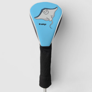 Couvre-club De Golf Illustration d'une caricature de poisson stingray