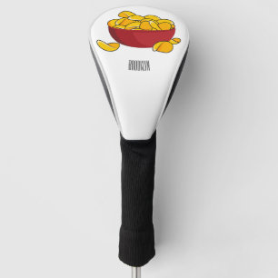 Couvre-club De Golf Illustration d'une puce de pomme de terre