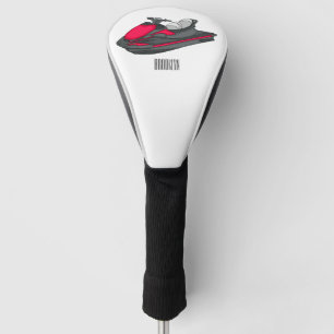 Couvre-club De Golf Illustration Jet ski