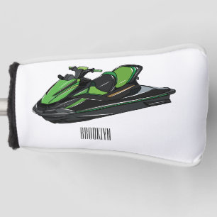 Couvre-club De Golf Illustration Jet ski