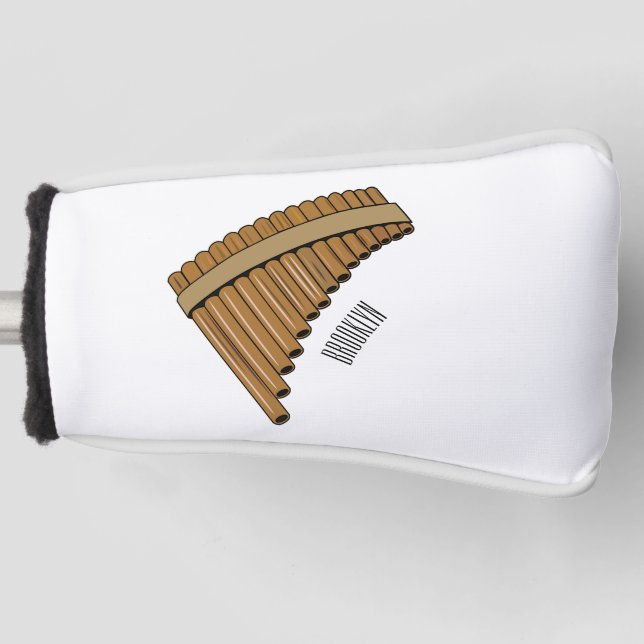 Couvre-club De Golf Illustration Pan flûte / panpipes (Devant)