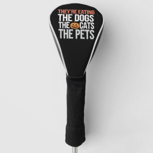 Couvre-club De Golf Ils mangent les chiens les chats les animaux de co