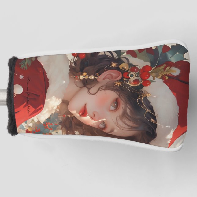 Couvre-club De Golf Imaginaire de Noël : Couverture de marionnette rom (Devant)