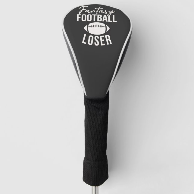 Couvre-club De Golf Imaginaire Football Loser Football Imaginaire drôl (Devant)