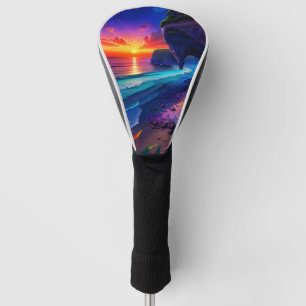 Couvre-club De Golf Imaginaire Tropical Beach Four
