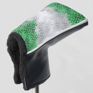 Couvre-club De Golf Indicateur Abstrait Grayromantic Pride