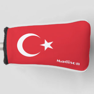 Couvre-club De Golf Indicateur Turquie de nom personnalisé