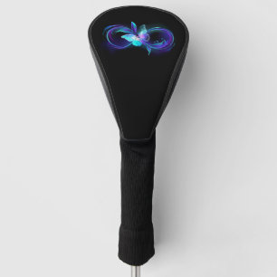 Couvre-club De Golf Infinité brillante avec papillon magique