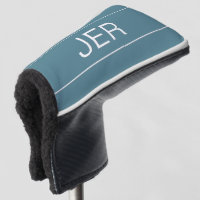 Initiales personnalisées Monogramme turquoise Putt