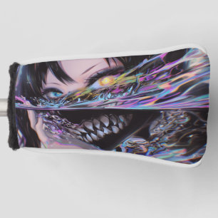 Couvre-club De Golf Iridescente Anime Horreur : Monstre Sourire Liquid
