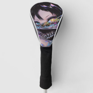 Couvre-club De Golf Iridescente Anime Horreur : Monstre Sourire Liquid