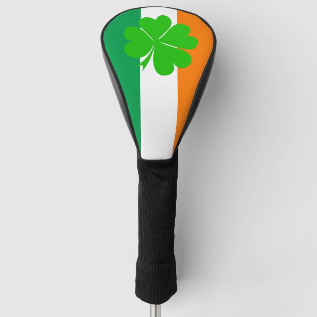 Couvre-club De Golf Irish Flag & Golf Ireland Shamrocks Covers/clubs (Devant)