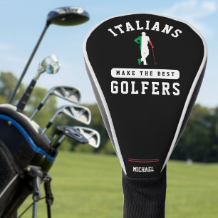 Couvre-club De Golf Italie Drapeau Italien Meilleur Golfeur