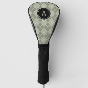 Couvre-club De Golf Jacquard vert vintage Monogram Golf Club Couvertur