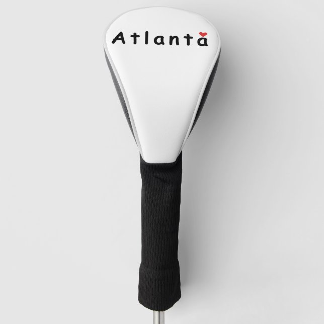 Couvre-club De Golf J'aime Atlanta (Devant)
