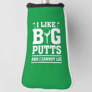 Couvre-club De Golf J'Aime Les Gros Puttes Et Je Ne Peux Pas Mentir
