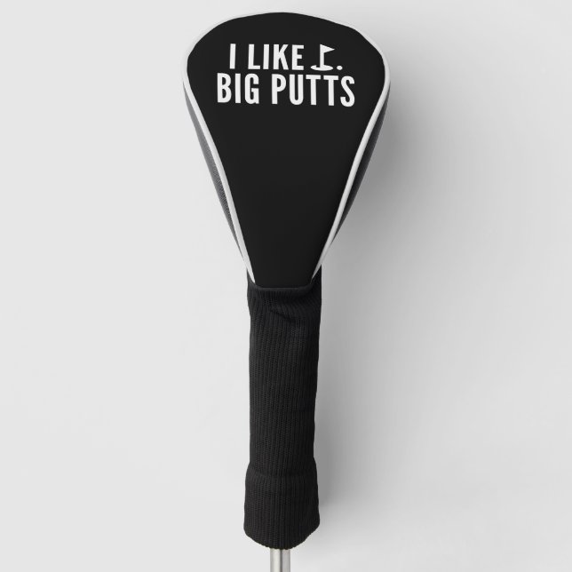 Couvre-club De Golf J'aime les Longs Putt (Devant)