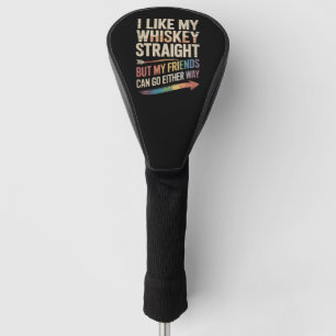 Couvre-club De Golf J'aime mon Whisky sec mais mes amis sont LGBTQ