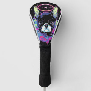 Couvre-club De Golf J'Aimerai Toujours Boston Terrier Dog 004