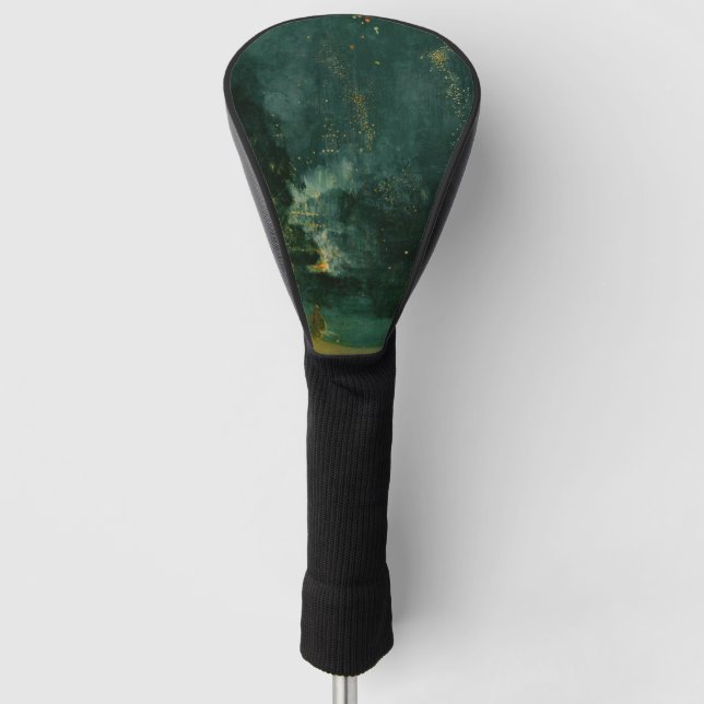 Couvre-club De Golf James Whistler - Nocturne en noir et or (Devant)