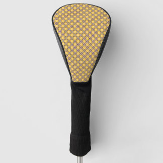 Couvre-club De Golf Jaune et pourpre