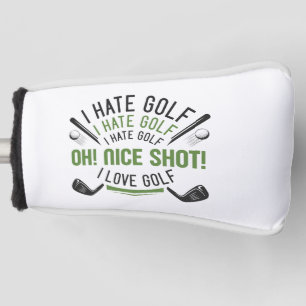 Couvre-club De Golf Je déteste le golf