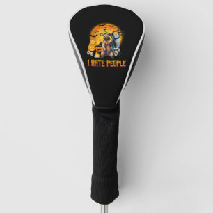 Couvre-club De Golf Je hais les gens halloween t-shirt cauchemar