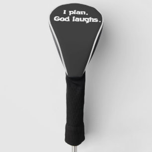 Couvre-club De Golf Je planifie Dieu rit Drôle Récupération Citation S