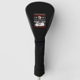 Couvre-club De Golf Je Préfère Halloween Funny Noël noir Chat Sweat