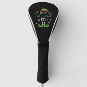 Couvre-club De Golf Je Suis Noël Du Rat Terrier Elf