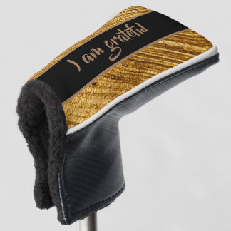Couvre-club De Golf Je suis reconnaissant housse de tête de golf desig