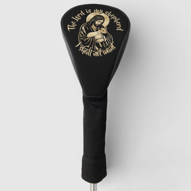 Couvre-club De Golf Jesus Caring Shepherd (Devant)
