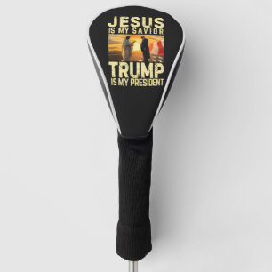 Couvre-club De Golf Jésus Trump - Jésus est mon Seigneur Sauveur