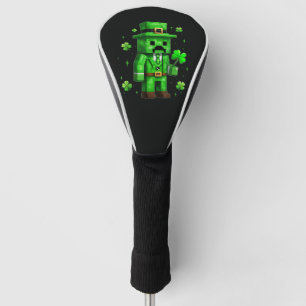 Couvre-club De Golf Jeu vidéo drôle de la Saint-Patrick Lucky Leprecha