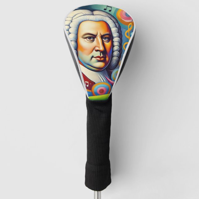Couvre-club De Golf Johann Sebastian Bach Portrait (Devant)
