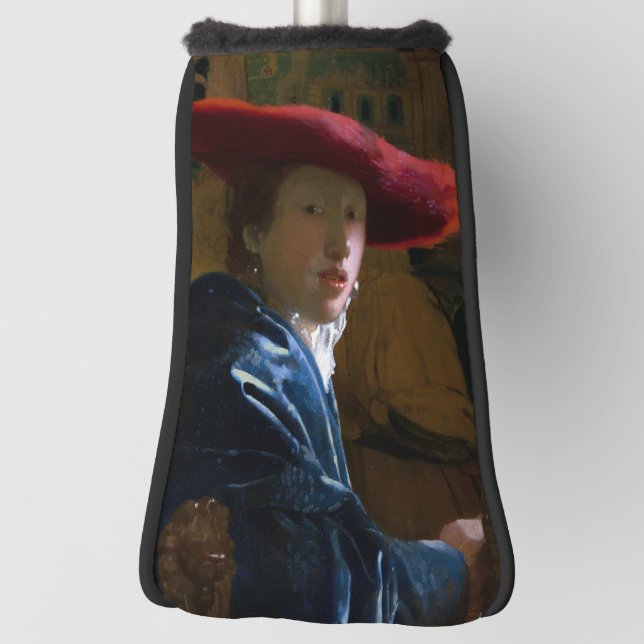 Couvre-club De Golf Johannes Vermeer - Fille avec un Casquette rouge (Tourné à 90°)