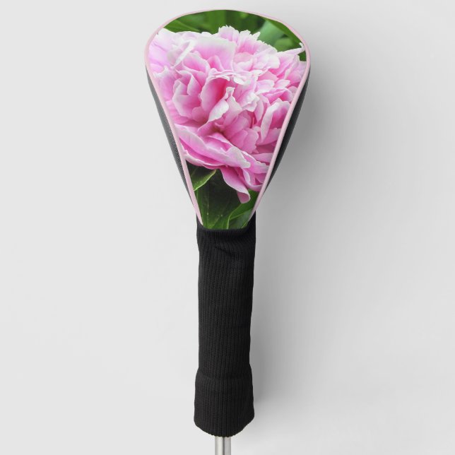 Couvre-club De Golf Joli Peony Rose (Devant)