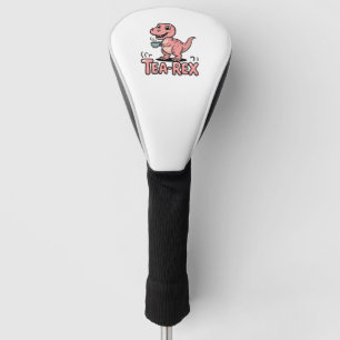 Couvre-club De Golf Joli Tea-Rex Dinosaure Rose – Le Thé Arrive !