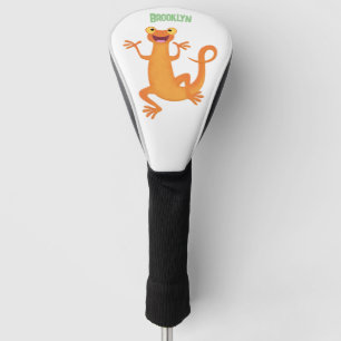 Couvre-club De Golf Joli triton orangé joyeux