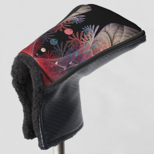 Couvre-club De Golf Jonglage Abstrait Moderne Fantaisie Art Fractal