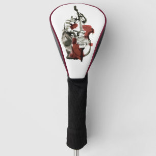 Couvre-club De Golf Joueur de basse en bois