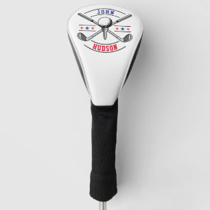 Couvre-club De Golf Joueur de golf Monogram Golf Head Coque