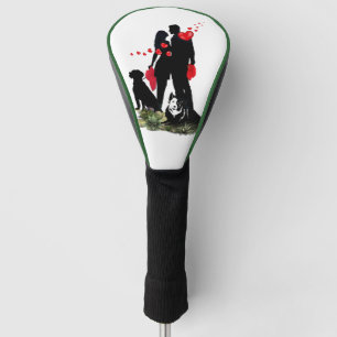 Couvre-club De Golf Jour de la Romance Zazzle