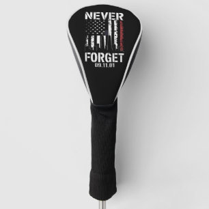 Couvre-club De Golf Jour du Souvenir Ne Jamais Oublier 11 Septembre 20