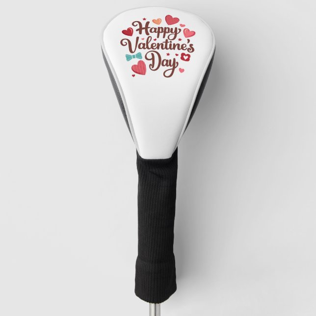 Couvre-club De Golf Joyeuse Saint-Valentin (Devant)