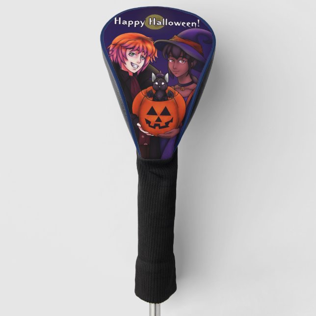 Couvre-club De Golf Joyeux costumes d'Halloween (Devant)