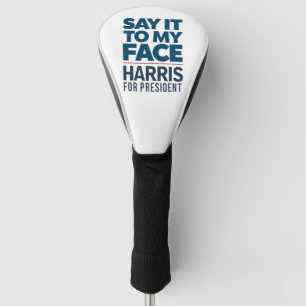 Couvre-club De Golf Kamala Harris 2024 Dis-le-moi en face