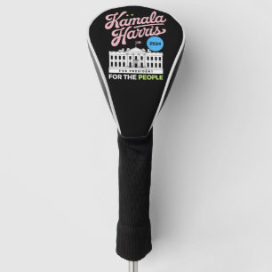 Couvre-club De Golf Kamala Harris 2024 Vote Démocrate Social Blue