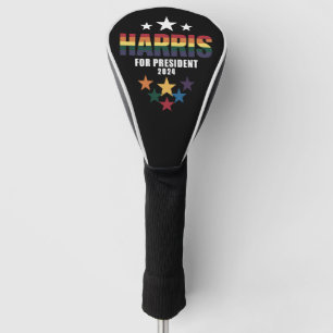 Couvre-club De Golf Kamala Harris Arc-en-ciel Fierté Gay LGBT Élection