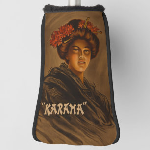 Couvre-club De Golf Karama : Actrice japonaise Romance Geisha